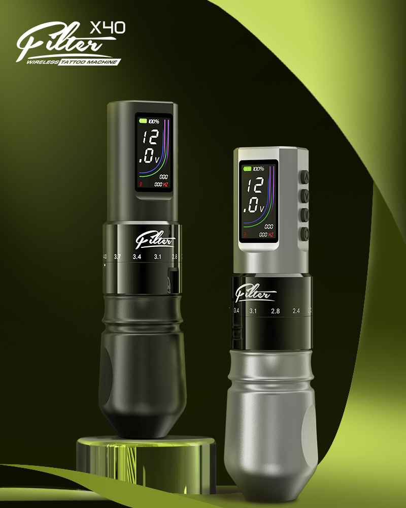 Filter X40 Six Options Adjustable Stroke Wireless Tattoo Machine