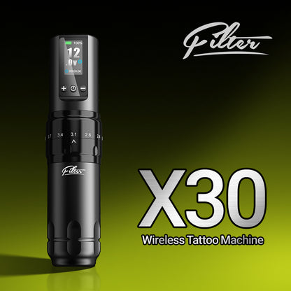 Filter X30 Six Options Adjustable Stroke Wireless Tattoo Machine